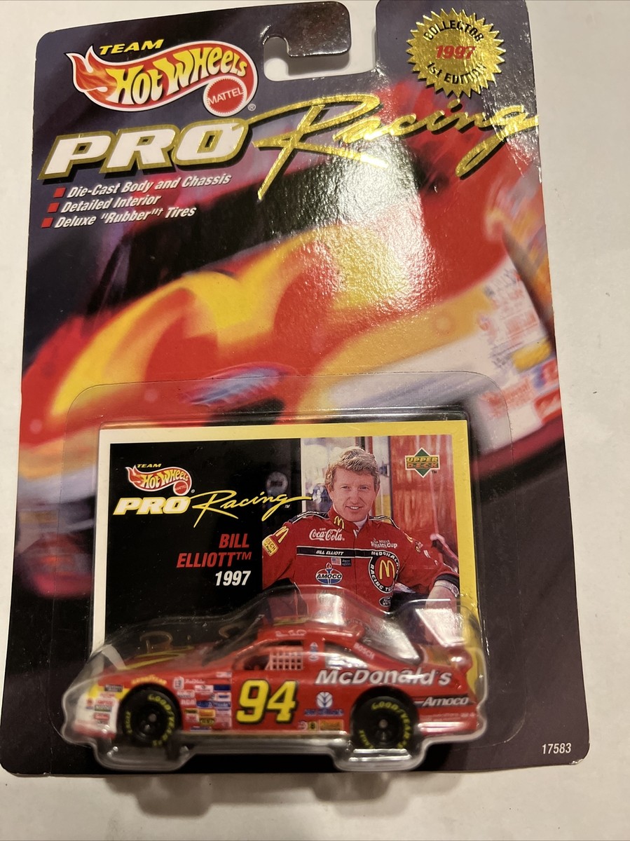 Hot Wheels Pro Racing Bill Elliot #94 1997 1st Edition McDonald's