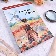 Pre-Cut Journal Sticker Book for Journaling Adults, Assorted Materials- PET, ...