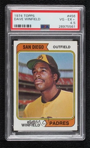 1974 Topps Dave Winfield #456 PSA 4.5 Rookie RC HOF