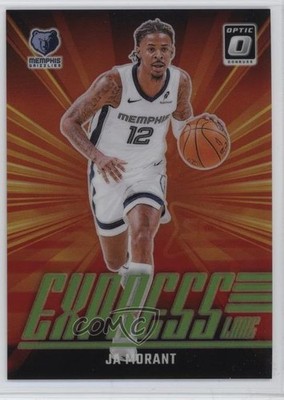 2024 Panini Donruss Optic Express Lane Lime Green Prizm /199 Ja Morant #17 0n0t