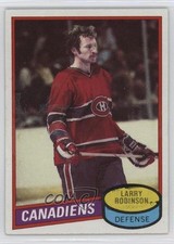 1980-81 Topps Scratched Larry Robinson #230 HOF 19rf