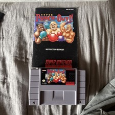 Super Punch Out SNES Game And Manual Authentic Tested Working Super Nintendo