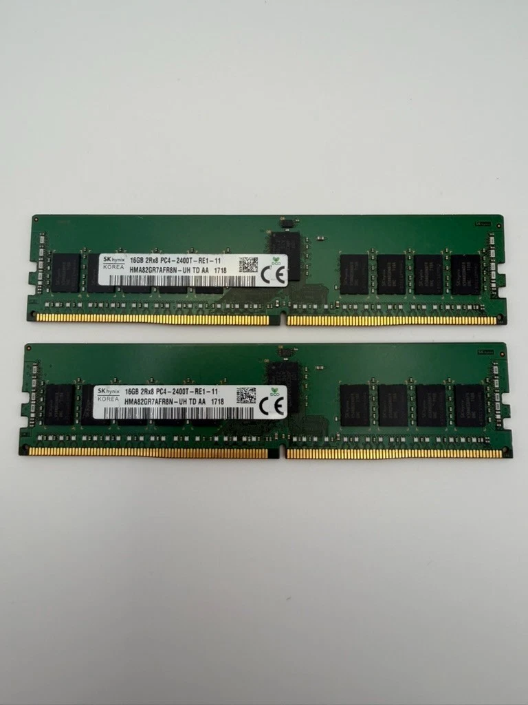 PC4-19200 (DDR4-2400) Bus Speed Server RAM 32 GB Capacity per