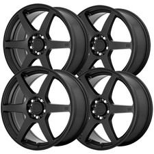 4 Motegi Mr143 Cs6 16x7 4x1004x4.5 40mm Satin Black Wheels Rims 16 Inch
