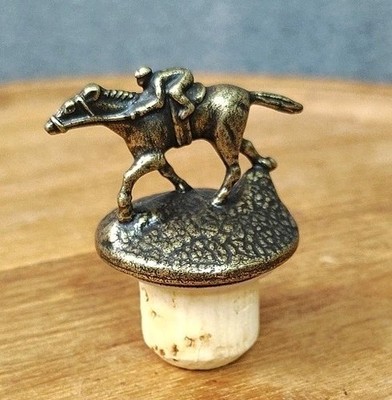Blanton's Single Barrel Bourbon Whiskey Horse & Jockey Cork Stopper Letter N