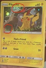 2 HD GALAXY SWIRL 🌀 2019 Pikachu SM234 Black Star Promo Cosmos Holo BLEED 🩸✨ on eBay