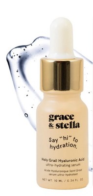 grace & stella Award Winning  Say Hello to Hydration  Hyaluronic Acid Serum New