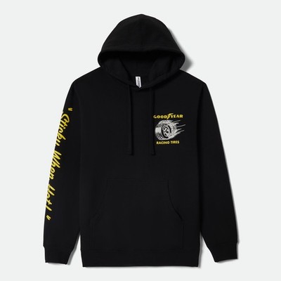BRIXTON SLICK HOODED SWEATSHIRT GR: M BLACK