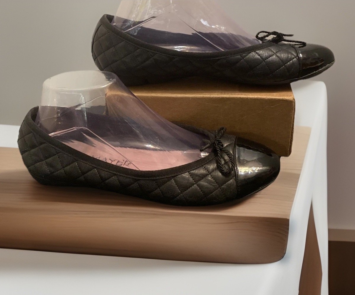 Paul Mayer Attitudes BEST QUILTED LEATHER BALLET FLAT size 7.5 Paul Mayer Best Ballet Flat Bronze Pearl main image 3