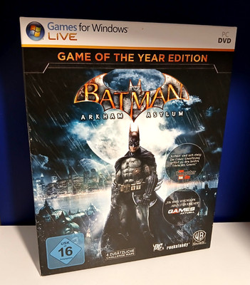 Batman: Arkham Asylum Game of the Year Edition - Big Box - Retro PC Spiel  