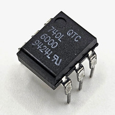 QTC 74OL6000 OPTOLOGIC High-Speed Logic Optocoupler DIP-6 NOS