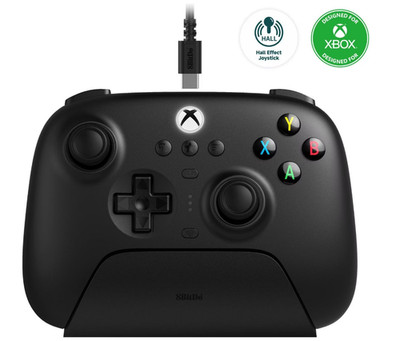 8BitDo Ultimate 3 Mode Xbox Controller Hall Effect PC Android mit Ladedock Black