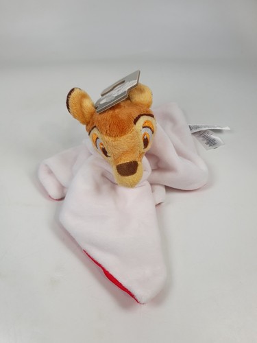 Disney Primark Bambi Deer Comforter Red Reverse White Hearts Blanket BNWT - Picture 7 of 7