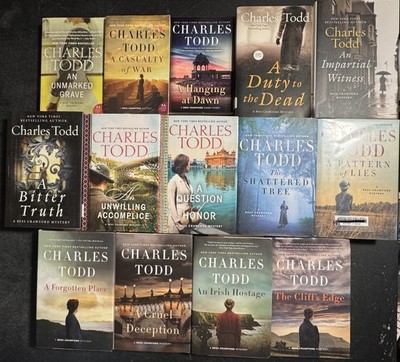 Complete Series Set BESS CRAWFORD MYSTERY 1-13 Charles Todd Lot