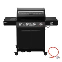 Royal Gourmet Gasgrill 15,5Kw Grillwagen Inkl Sichtfenster Bbq Grill Grillwagen