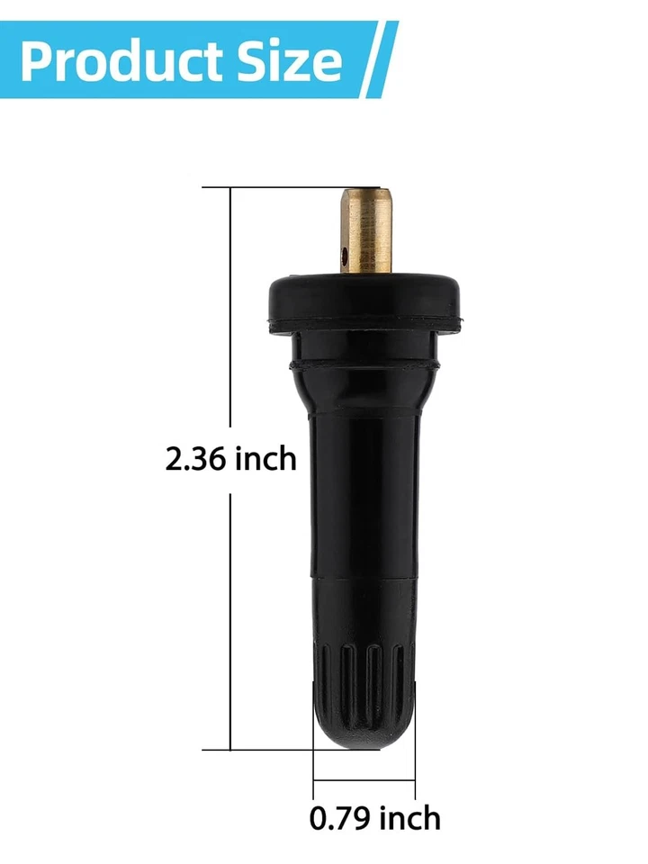 Vástago de válvula sensor de presión de neumáticos TPMS 17-20008 para Chevrolet Ford Dodge Buick Ram Foto 3 de 4