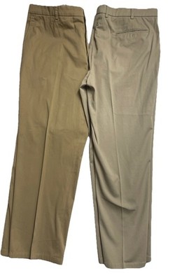 Ballin Dress Pants Men's 42x28.5 Mansfield Relaxed Fit 2 Pair Khakis Chinos