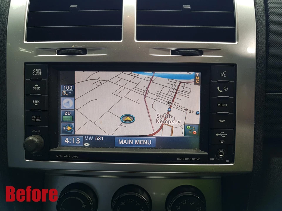 Radio Coche Android 15 GPS Navegación Carplay FM 4+64GB 7" Para Dodge Nitro 2007-2011 Foto 4 de 4