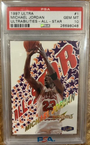 1997 Fleer Ultra Michael Jordan #1 All Star PSA 10 ULTRABILITIES