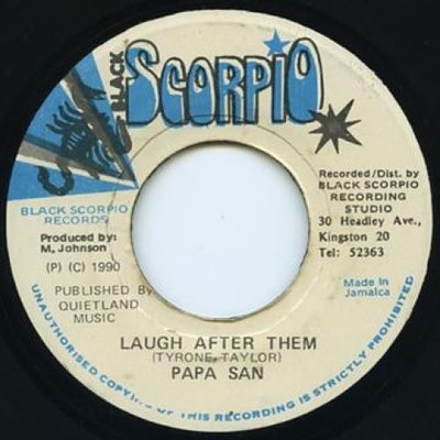 Papa San - Laugh After Them (7'') (Near Mint (NM or M-)) - 2791335733