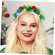 Acenail Light Up Headband Christmas Led Hairbands Christmas Ball Headbands 
