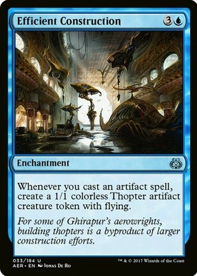 X 1 Efficient Construction NM-M Aether Revolt MTG Magic The Gathering