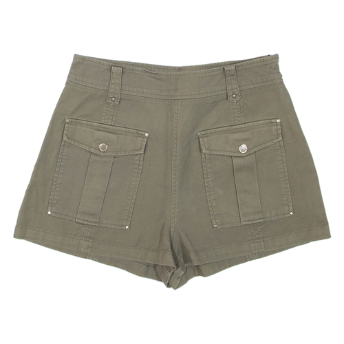 Pantalones cortos informales para mujer verdes S W28 - Imagen 1 de 6