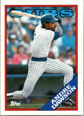 1988 Topps #500 Andre Dawson