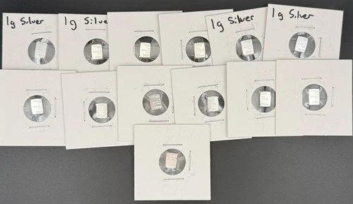 (13x) 1 Gram(13 Grams) .999 Fine Silver Bar Valcambi Swiss Switzerland Suisse