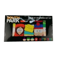 5 Pair Of Crew Socks Gift Set Men’s Shoe Size 6-12