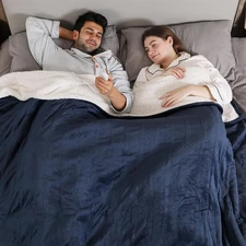 Heated Blanket Electric King Size, Soft Heated Electric Blanket, Washable Plush 