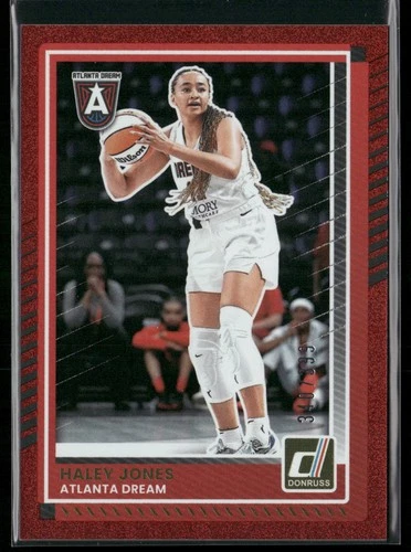 2025 Donruss WNBA #5 Haley Jones Red Shimmer #/399