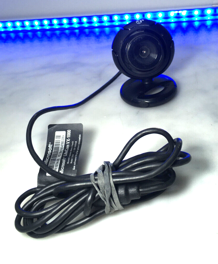 Microsoft LifeCam VX-1000 Good working order, Black, Used , USB , 2006 #237