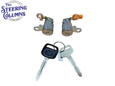 95-04 TACOMA FL FR DOOR LOCK CYLINDER SET MATCHED 2 KEYS GENUINE TOYOTA NEW!