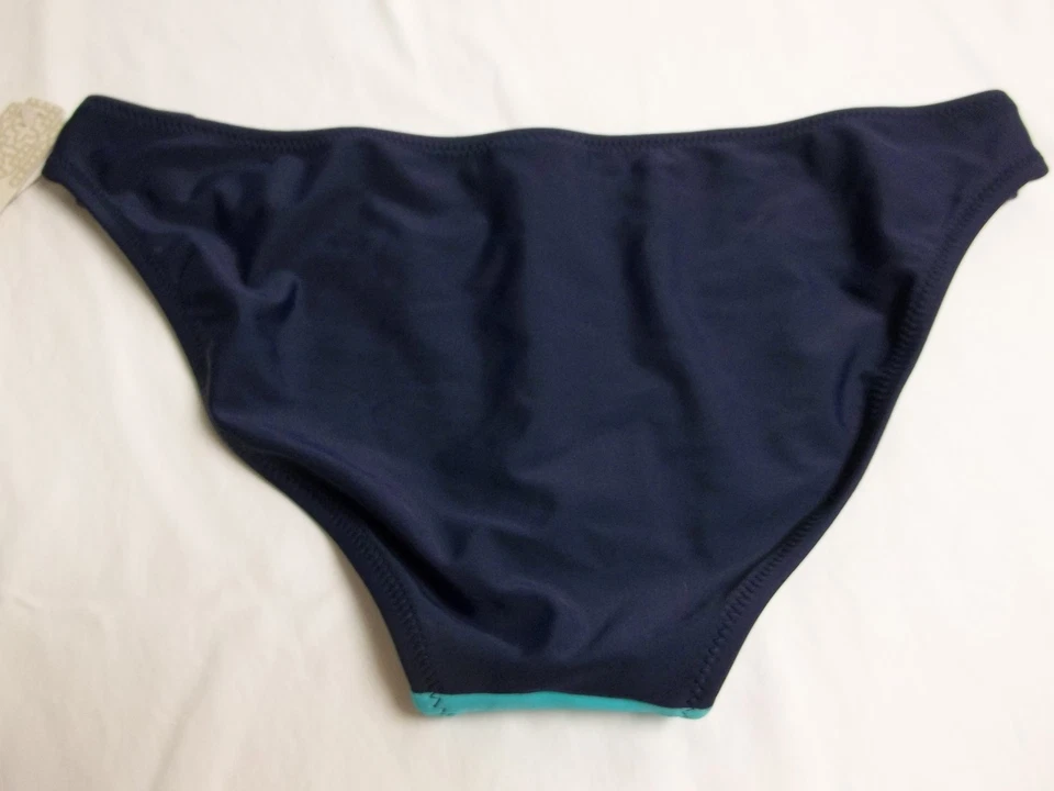 Gianni Bini GB Size L Large Navy Ring Side New Womens Bikini Bottoms Swimwear - Image 3 of 3
