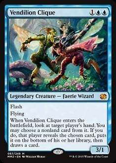 Vendilion Clique FOIL Modern Masters 2015 NM Blue Mythic Rare CARD ABUGames