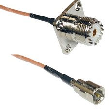 RG316 UHF Female Flange to FME MALE RF Cable Rapid-SHIP LOT