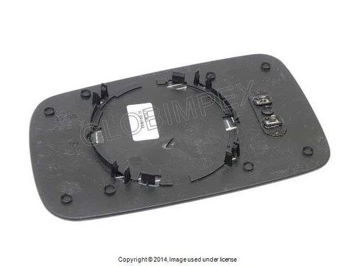 BMW E46 E65 E66 (2000-2008) Door Mirror Glass Heated LEFT (Driver Side) S-TEC