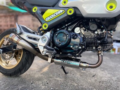 #ad ZoOM Exhaust Brute Honda GROM 125 MSX 2022 2025 Full System Low Mount $275.00