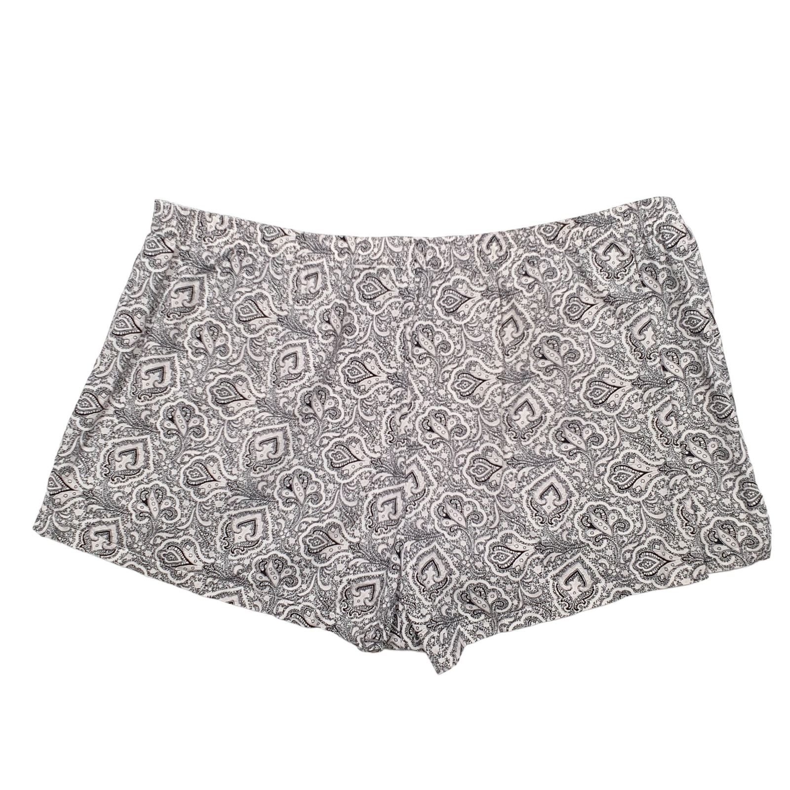 RALPH LAUREN Pattern Paisley Black Chino Cotton Shorts Womens W32 image 2