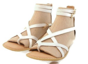 born white sandals