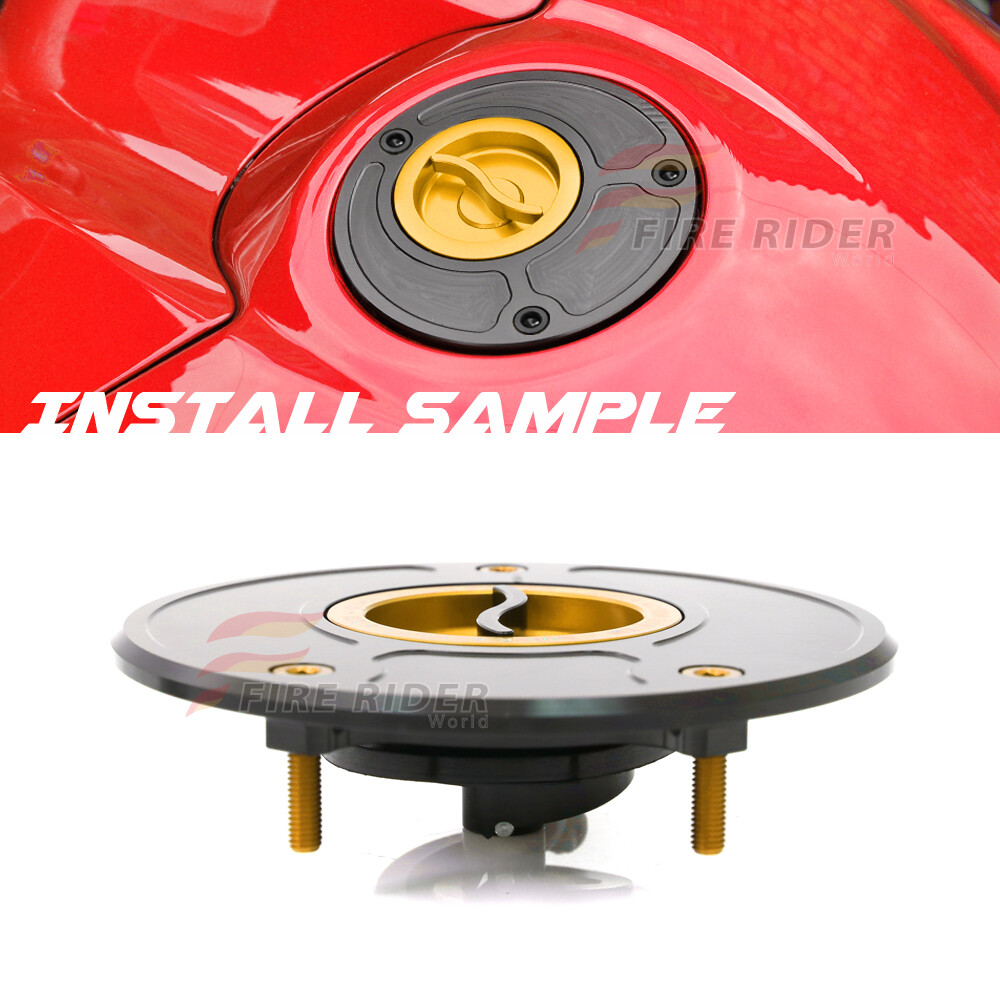 For Kawasaki Z900RS 1819 Quick Release Racing Fuel Cap GOLD eBay