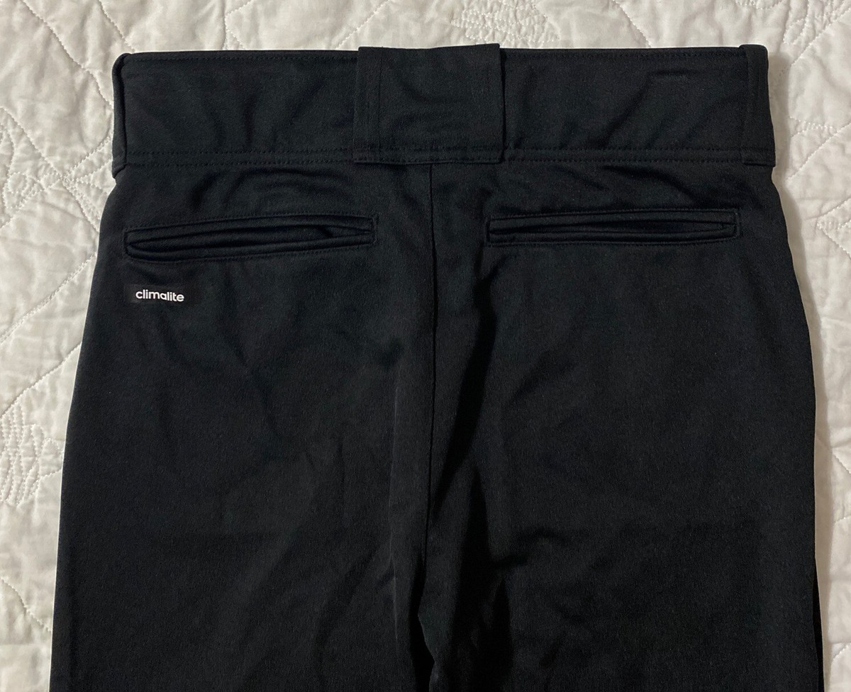 adidas Boys' Triple Stripe Traditional Baseball Pants, Large