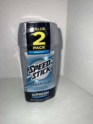 Speed Stick Deodorant Twin Pack  Ocean Surf 3 oz Each (Pack of 2)