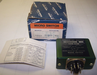 NEW MICRO SWITCH SINCOS AC LIMIT SWITCH RELAY  FE-SW8C3