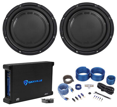(2) Polk Audio DB1242SVC 12” 2220w Car Audio Subwoofers+