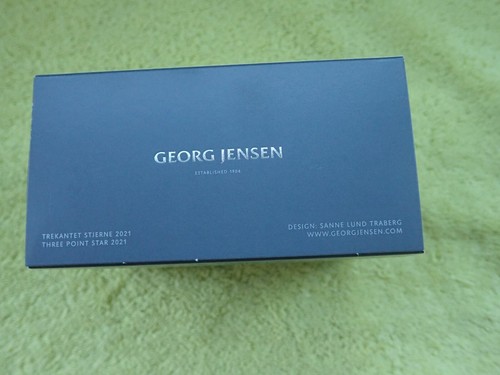 GEORG JENSEN 2021 CHRISTMAS SHOOTING STAR HANGING 18kt GOLD PLATED NEW & BOXED! - Picture 9 of 12