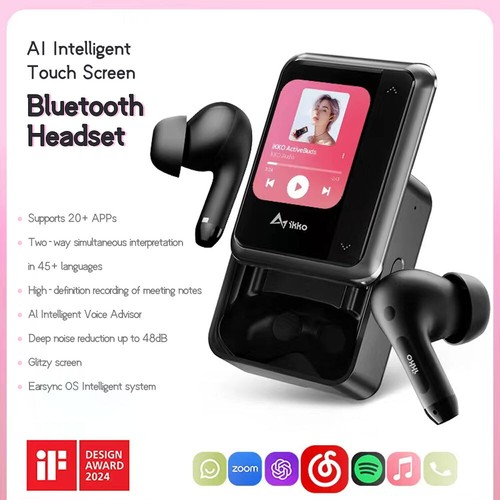 New iKKO ActiveBuds Simultaneous Translation ANC Headset SIM-capable Recording - Picture 2 of 19