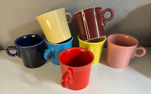 HLC Fiesta Ring Handled Mugs Multiple Colors Some Retired - U Pick