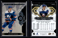 2022-23 Upper Deck Black Diamond Base #BDB-BA Mathew Barzal /349